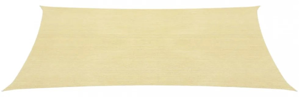 bézs HDPE napvitorla 160 g/m² 2 x 3 m