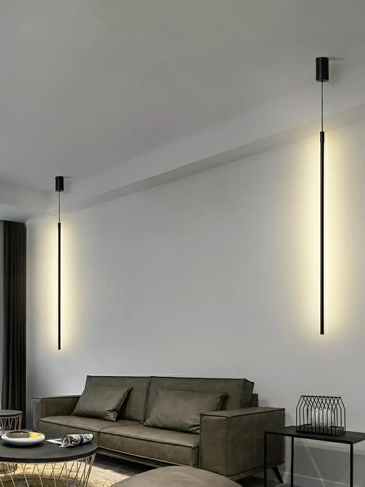 KING HOME MSE010100157 OMBRE Hengeres Függesztett Lámpa Fekete LED IP20