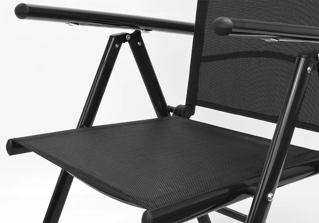 Casaria® 2 darabos alumínium fotel szett - antracit