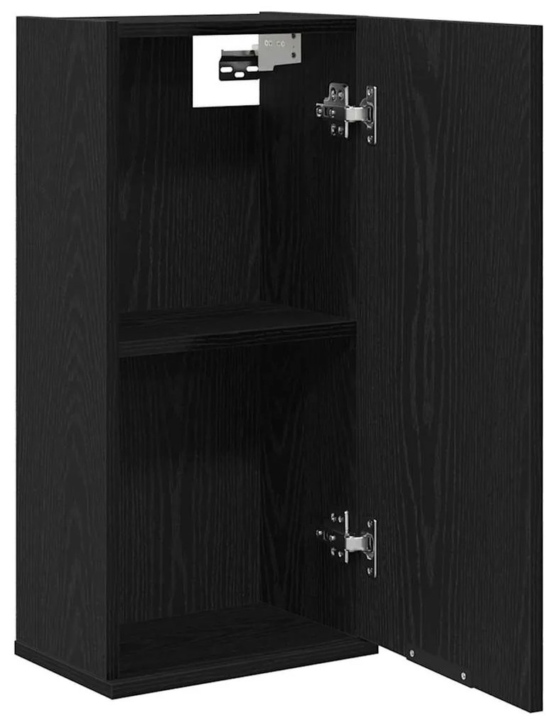 fekete tölgyfa fali szekrény 32 x 20 x 67 cm