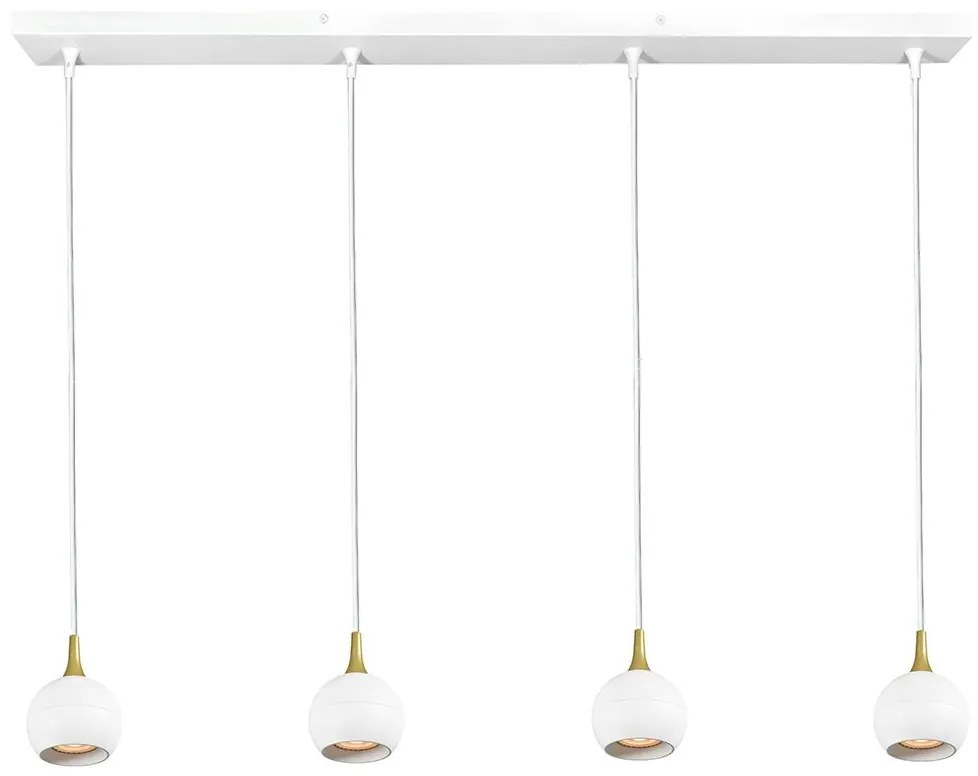 Lucide 09434/04/31 - Csillár zsinóron FAVORI 4xGU10/5W/230V fehér