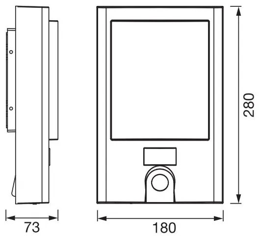 Ledvance - LED Kültéri lámpa érzékelővel és kamera LED/22W/230V IP44 Wi-Fi
