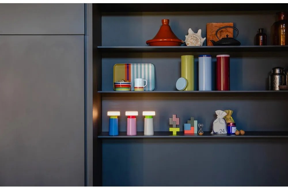 Kék LED dimmelhető asztali lámpa (magasság 17,5 cm) Victoria – Remember