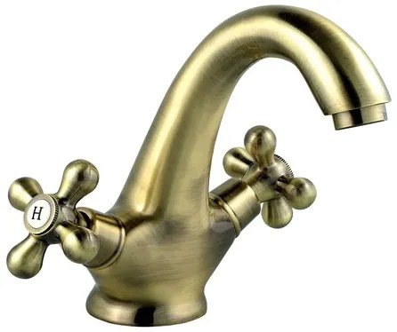 Novaservis Ferro Antica mosdó csaptelep leeresztőszelep nélkül bronz BAI2BR