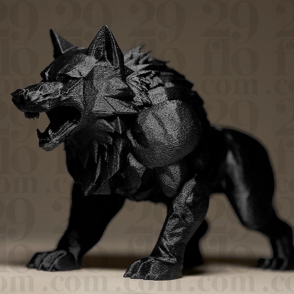 Szörnyeteg Vérfarkas Dekorációs Figura 20 cm hosszú