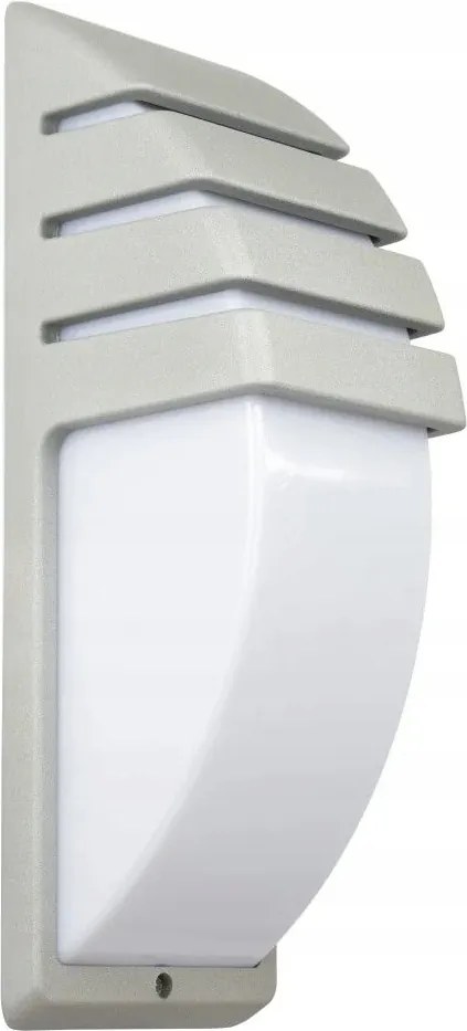 Kültéri kerti fali lámpa szürke fehér hosszúkás 35 cm IP54 Su-ma