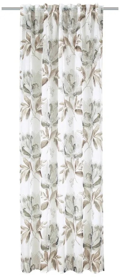 Fehér-barna függöny 135x245 cm – Sehlbach