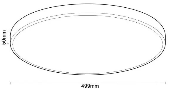 LED Dimmelhető mennyezeti lámpa hangvezérléssel OPAL LED/48W/230V + távirányító