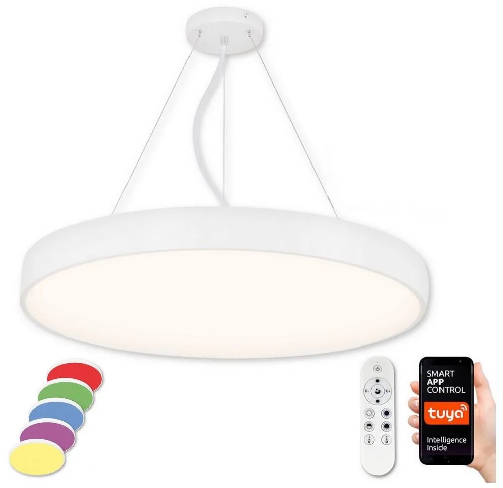 Top Light Top Light - LED RGB Dimmelhető csillár zsinóron LED/60W/230V Wi-Fi Tuya fehér + távirányító TP1719