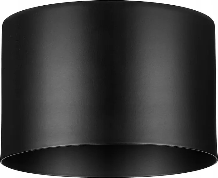 Fém lámpabúra fekete loft vödör E27