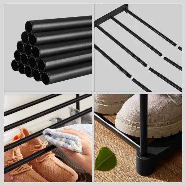 Cipőtároló ALVORO fekete