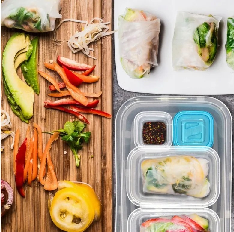 Keeeper 12 db-os ételtároló szett Fredo Fresh kék 744