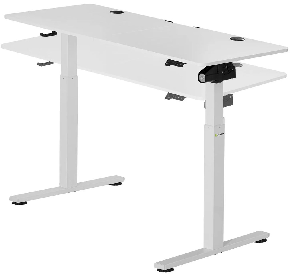 Juskys Irodai asztal 140x60 cm - fehér