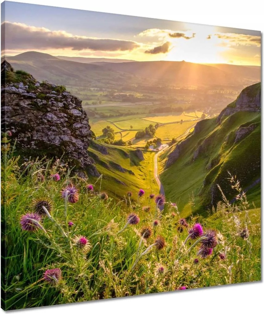 Vászonkép 60x60 Gyönyörű tájkép Kilátás