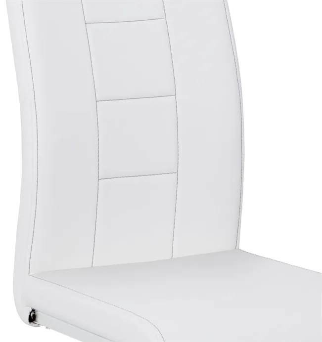 Fehér Ekobőr Étkezőszék. DCL-411 WT