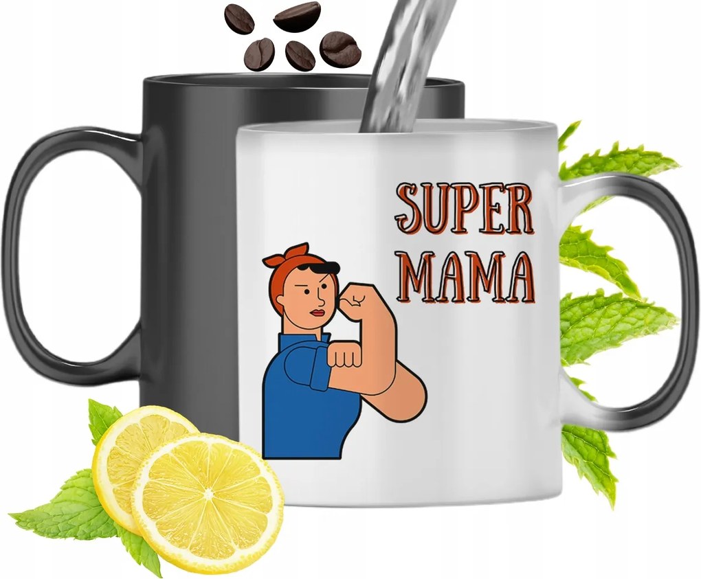 Mágikus Bögre Anyukáknak Színváltós, fényképes nyomattal