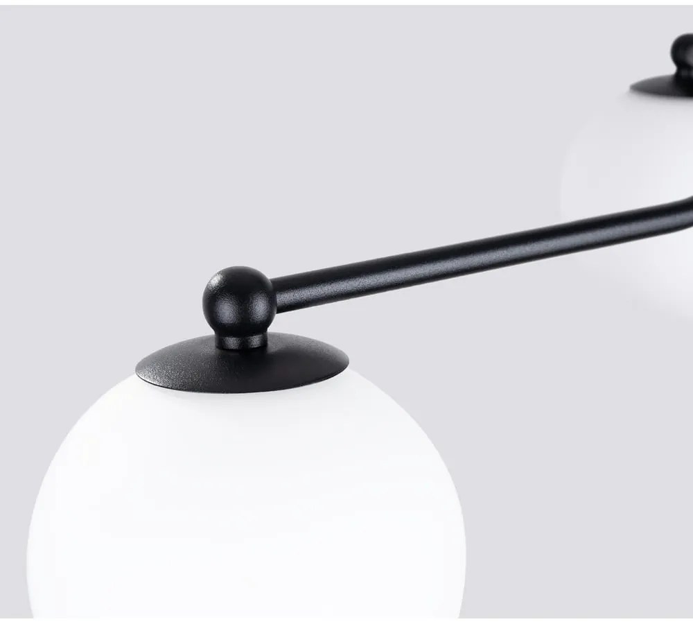 Fekete-fehér mennyezeti lámpa Beam – Sollux