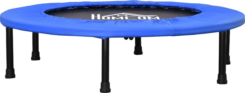 HOMCOM Fitness Trampolin Ø91 cm Mini Trampolin Csúszásmentes Lábakkal, 100 kg Teherbírással Felnőtteknek, Beltéri és Kültéri Ugráláshoz | Aosom