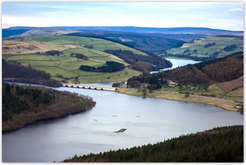 Poszterek 120x80 Tájkép folyóval