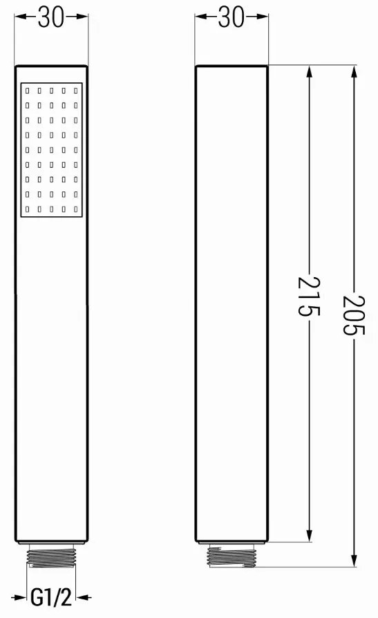 Mexen tartozékok - 1 pontos kézizuhany készlet R-77, króm, 785776052-00