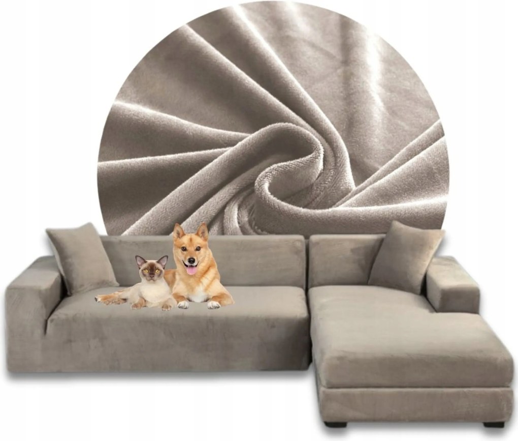 Sarok Huzat Kanapé Velúr Prémium Plüss Jobbos 2+2OS Oeko-tex