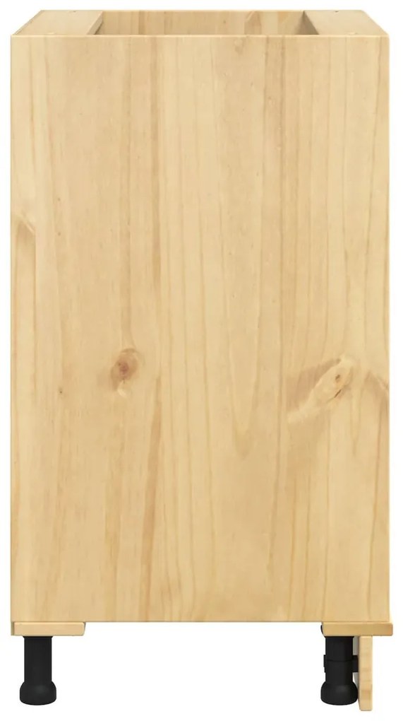 Cabinet tárolóval Méz 60 x 46 x 81,5 cm Tömör fenyőfa