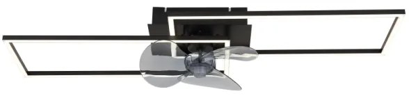 Globo 67243-30BF-LED Fényerőszabályozható ventilátoros mennyezeti lámpa TATIANA 38W/230V 3000-6500K+távirányító