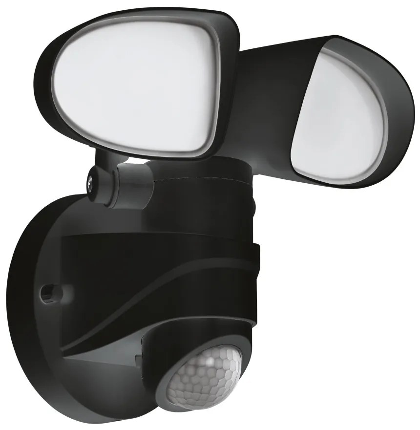 EGLO 98176 PAGINO Fali Lámpa Mozgásérzékelővel Fekete LED IP44
