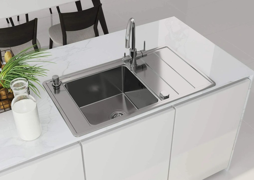 Deante Deco, mosogatószer adagoló mosogatóhoz 300ml, króm, ZZZ_002D