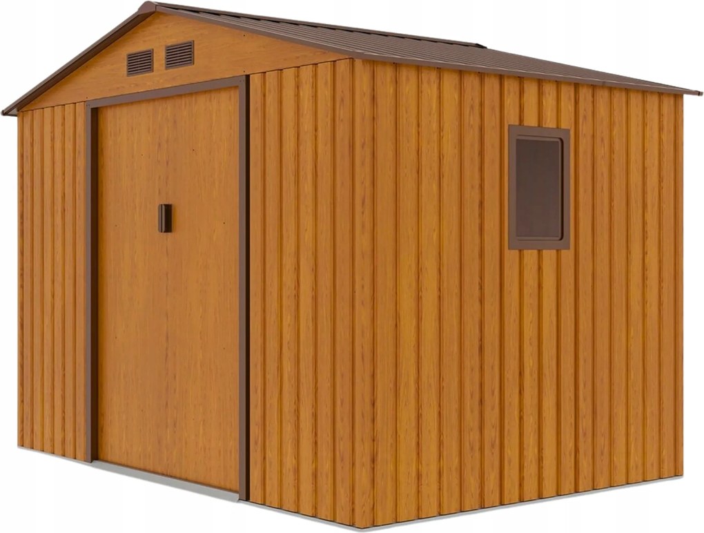 Kerti házikó Műanyag szerszámtároló 277x191 cm Abiko