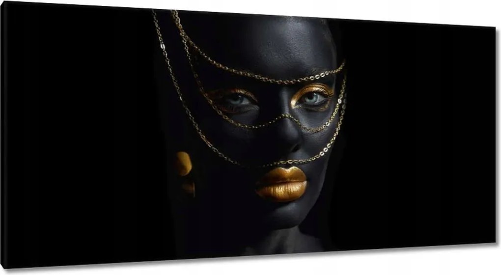 Festmények 115x55 Az aranyszínű csecsebecsék mögött