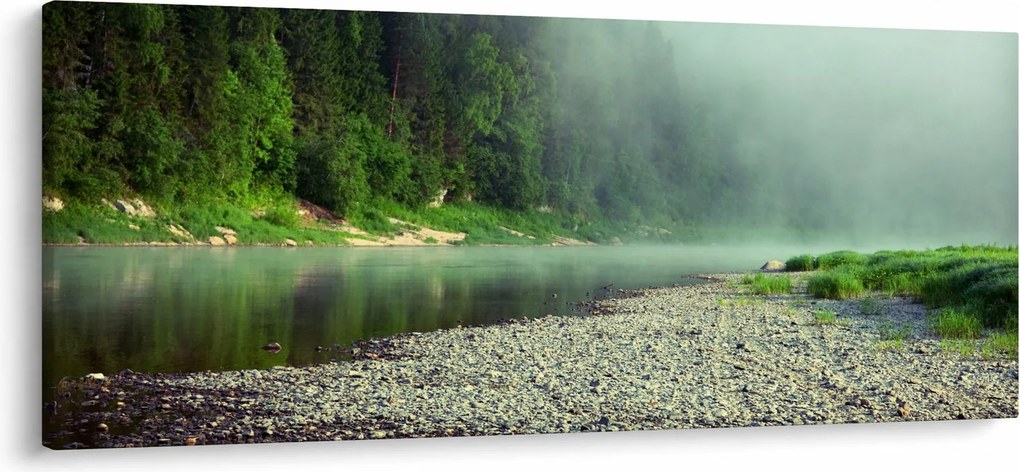 Kép - Folyó az erdőben (120x50 cm)