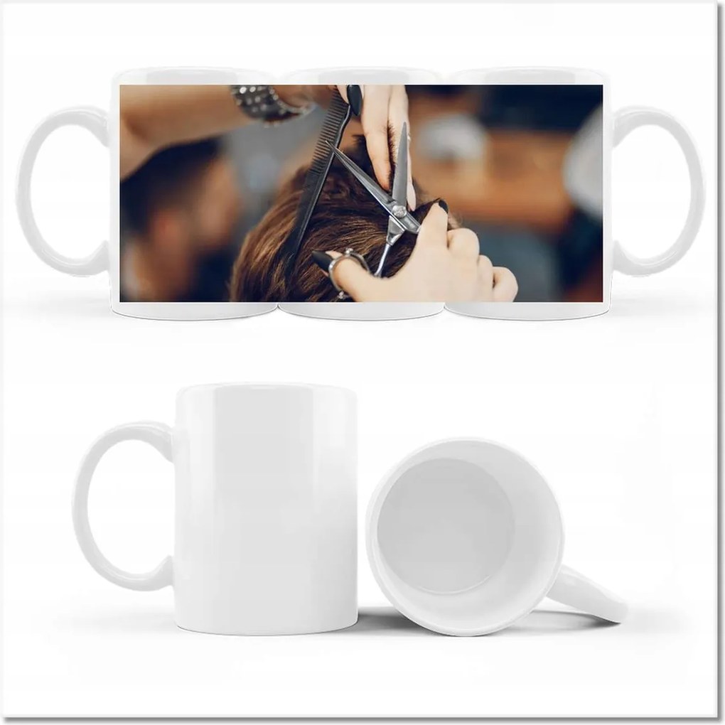 Fényképes bögre Fodrász felszerelés