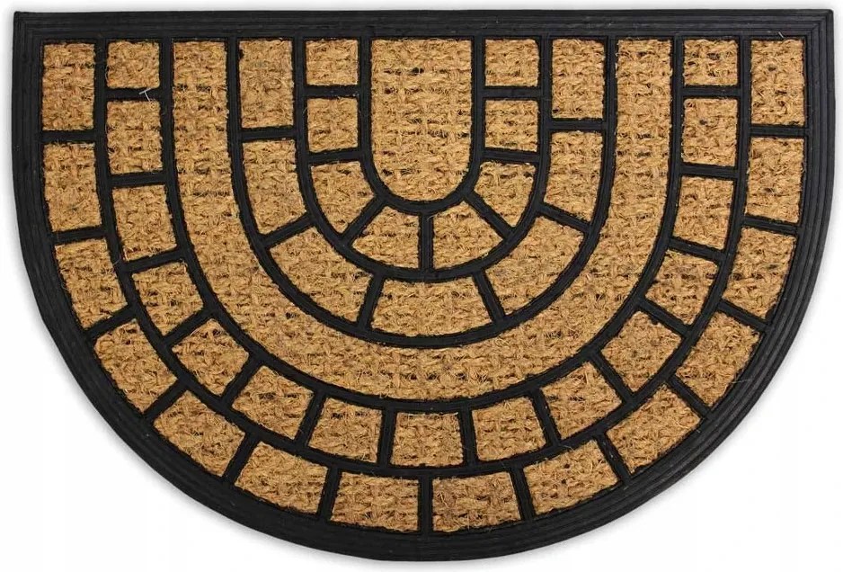 Lábtörlő félkör tégla