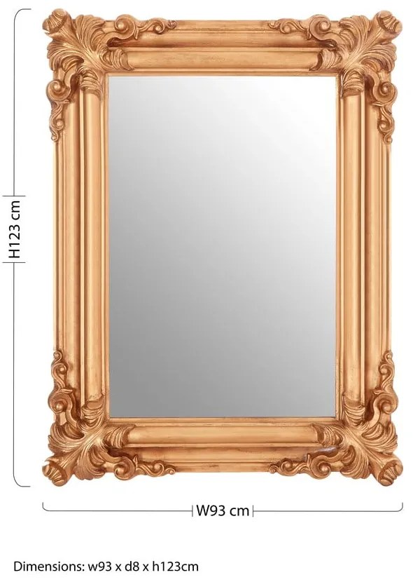 Fali tükör 93x123 cm Georgia – Premier Housewares