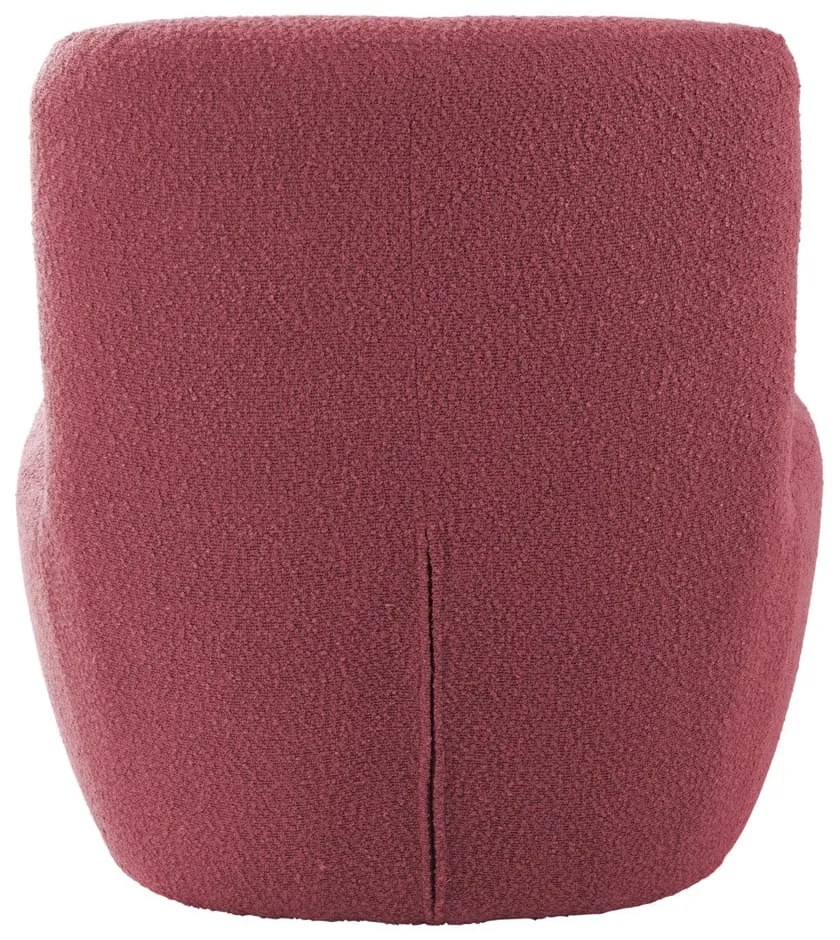 Rózsaszín buklé fotel Ada – Leitmotiv