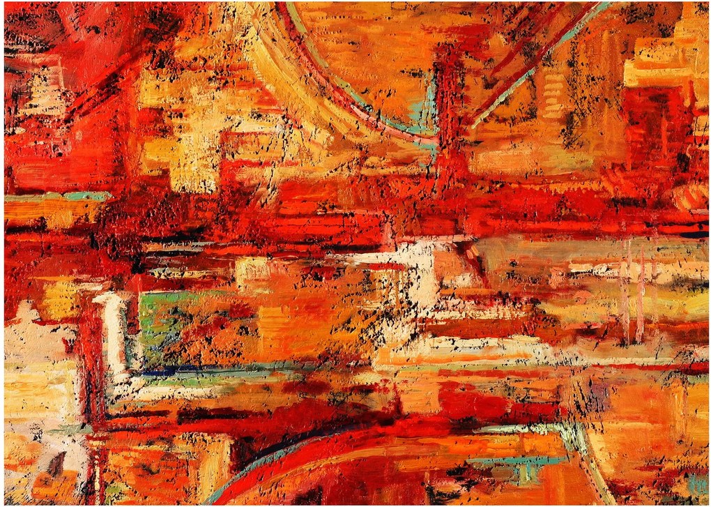A falfestmény képe (70x50 cm)