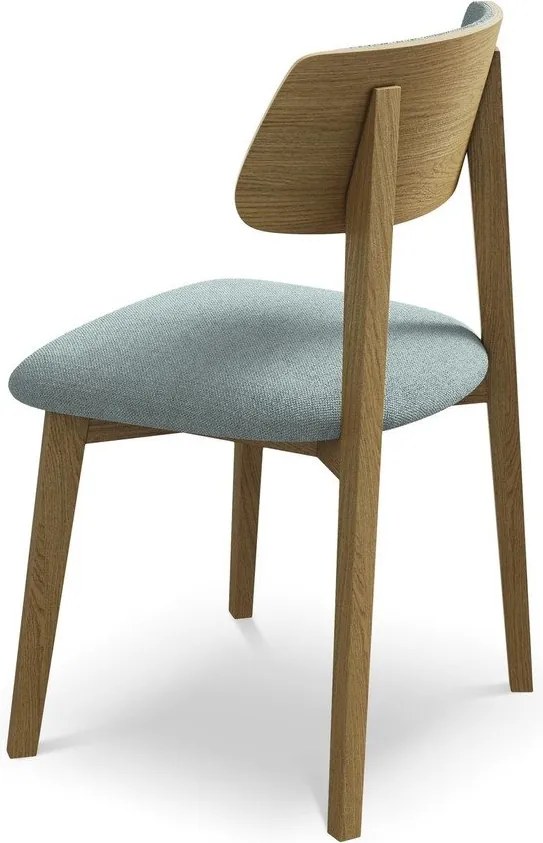 Kék tömörfa étkezőszék Niu – Makamii