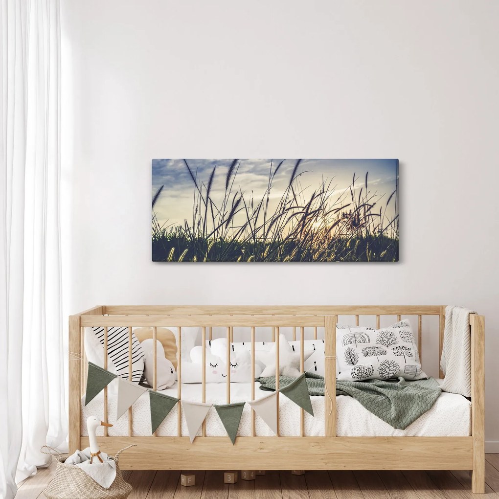 Réti virágok képe (120x50 cm)