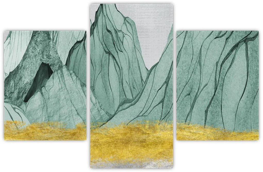 Kép - Smaragdhegység N⁰1 (90x60 cm)