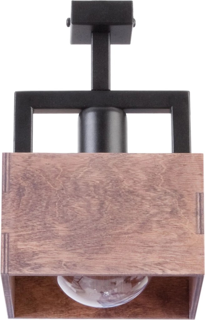 Sigma lighting modern mennyezeti lámpa dakota barna fekete sig31744