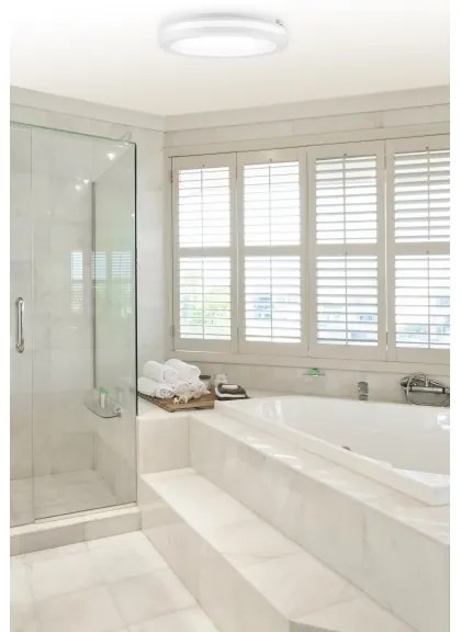 Top Light - COMET LED fürdőszobai mennyezeti lámpa LED/40W/230V IP54 fehér Ø 40 cm