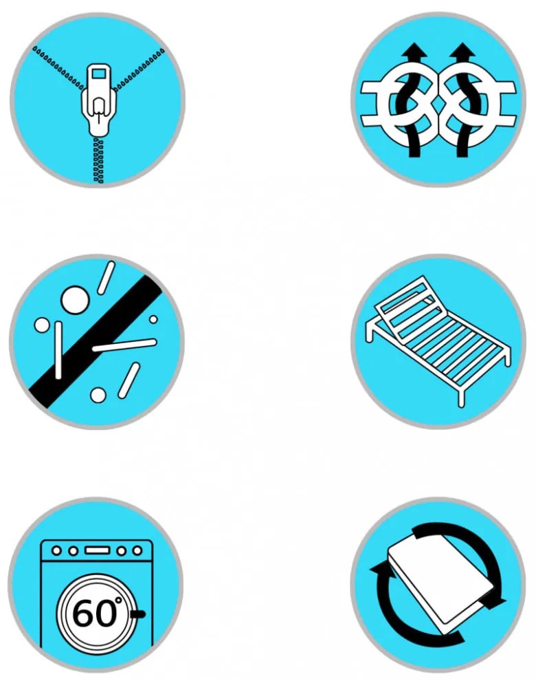 viszkoelasztikus memóriahabos matrac 90 x 200 cm 18 cm H2