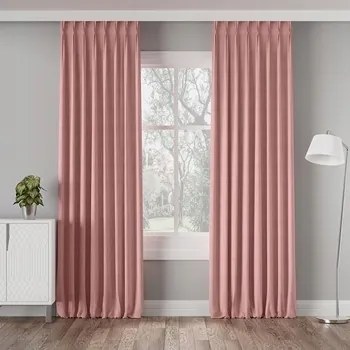 Kész Függöny 140x270 Flexibilis Púderrózsaszín Milas