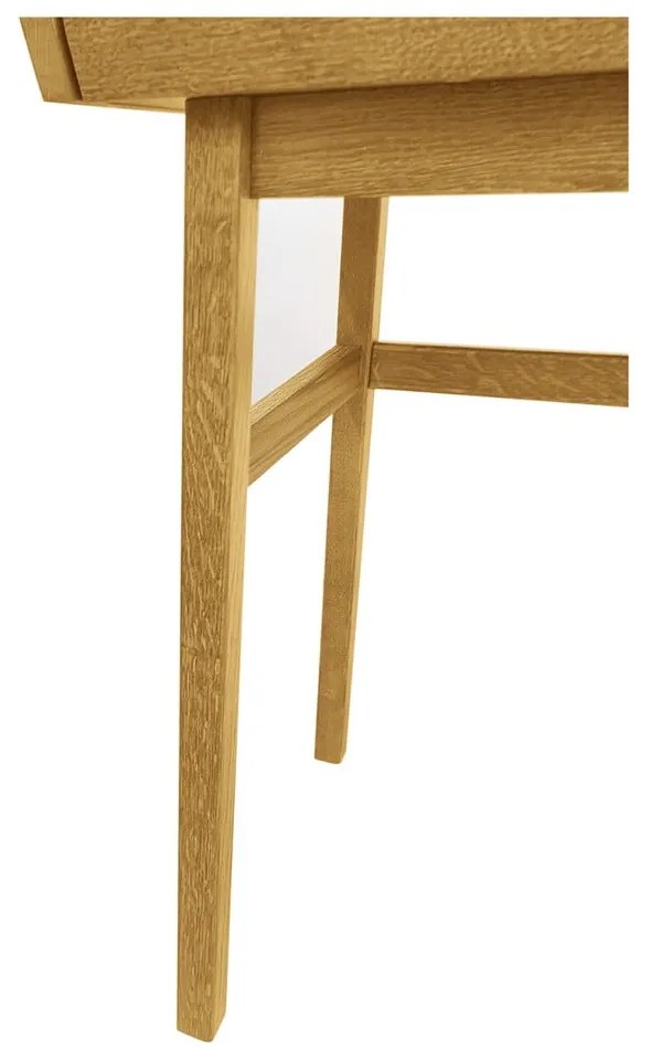 Szekreter típusú íróasztal tölgyfa dekorral 44x115 cm Carteret – Woodman