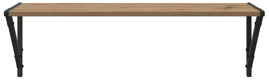 vidaXL Falpolcok 2 pcs Artisan tölgy 80 x 25 x 25,5 cm Faanyag