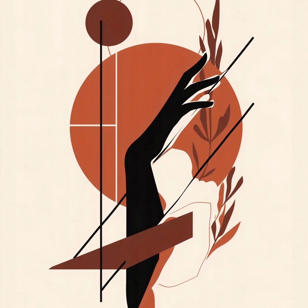 Poszter 70x70cm Alkonyat a kézben