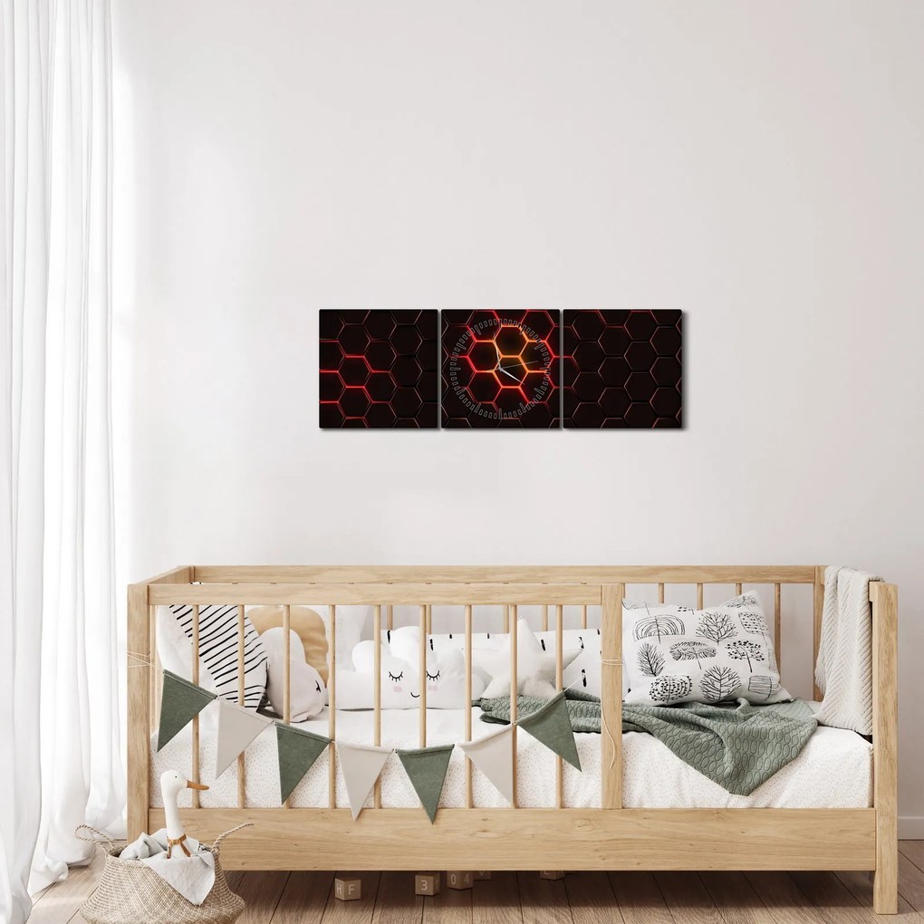 A háló képe (órával) (90x30 cm)