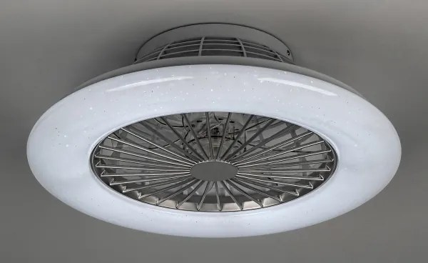 Rabalux - LED Dimmelhető mennyezeti lámpa ventilátorral LED/30W/230V + távirányító