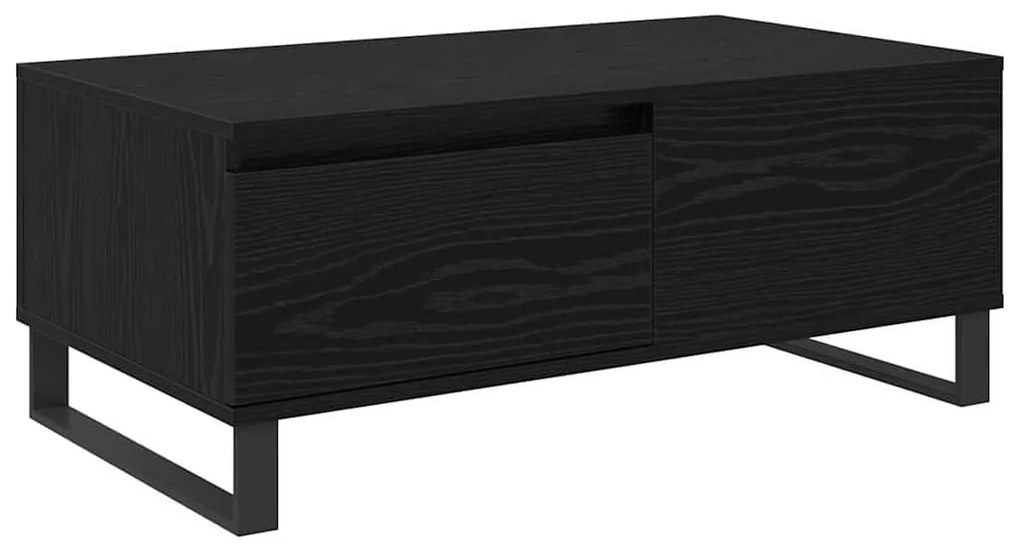 Dohányzóasztal fiókkal Musta tammi Faanyag